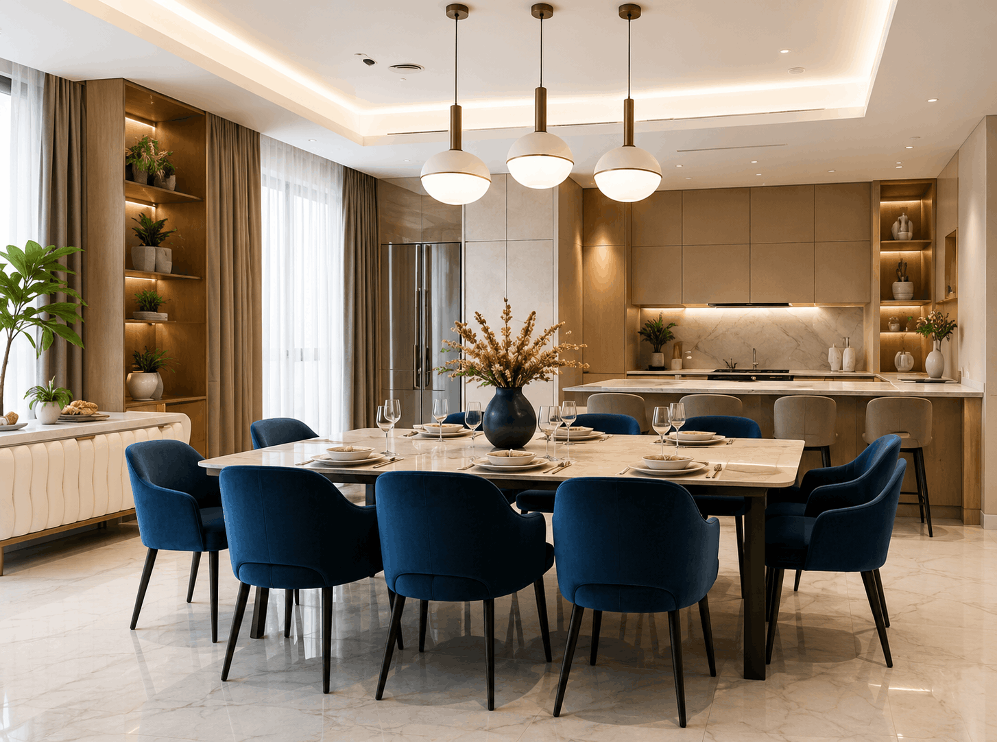 Dining room interior